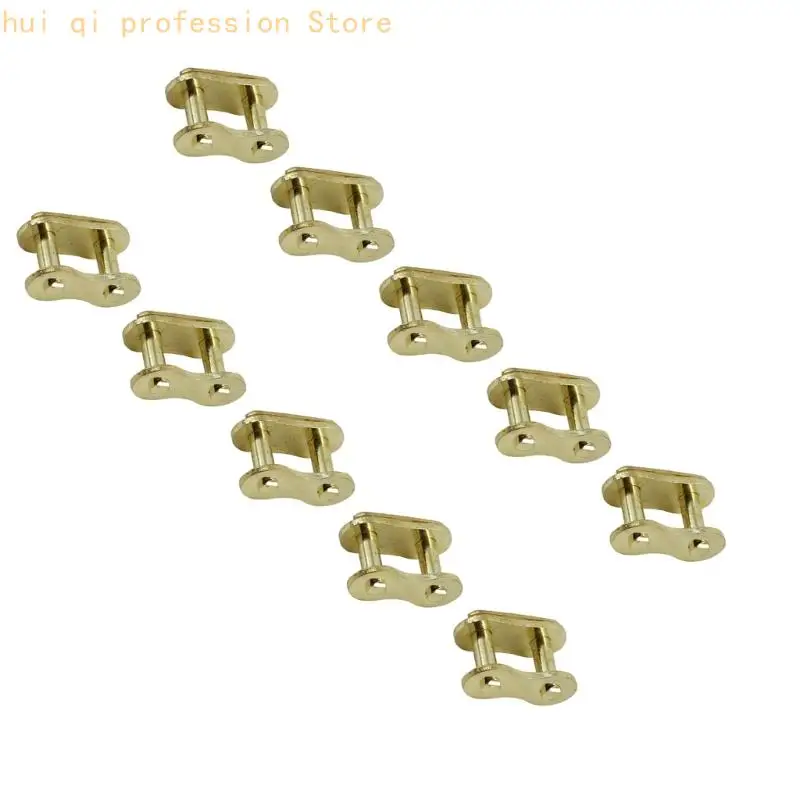 Ersatz-Motorrad-Kettenclip-Set, 10er-Pack, goldenes Verbindungsteil für Werkstattservice, Wartungsarbeiten und – Detail 10