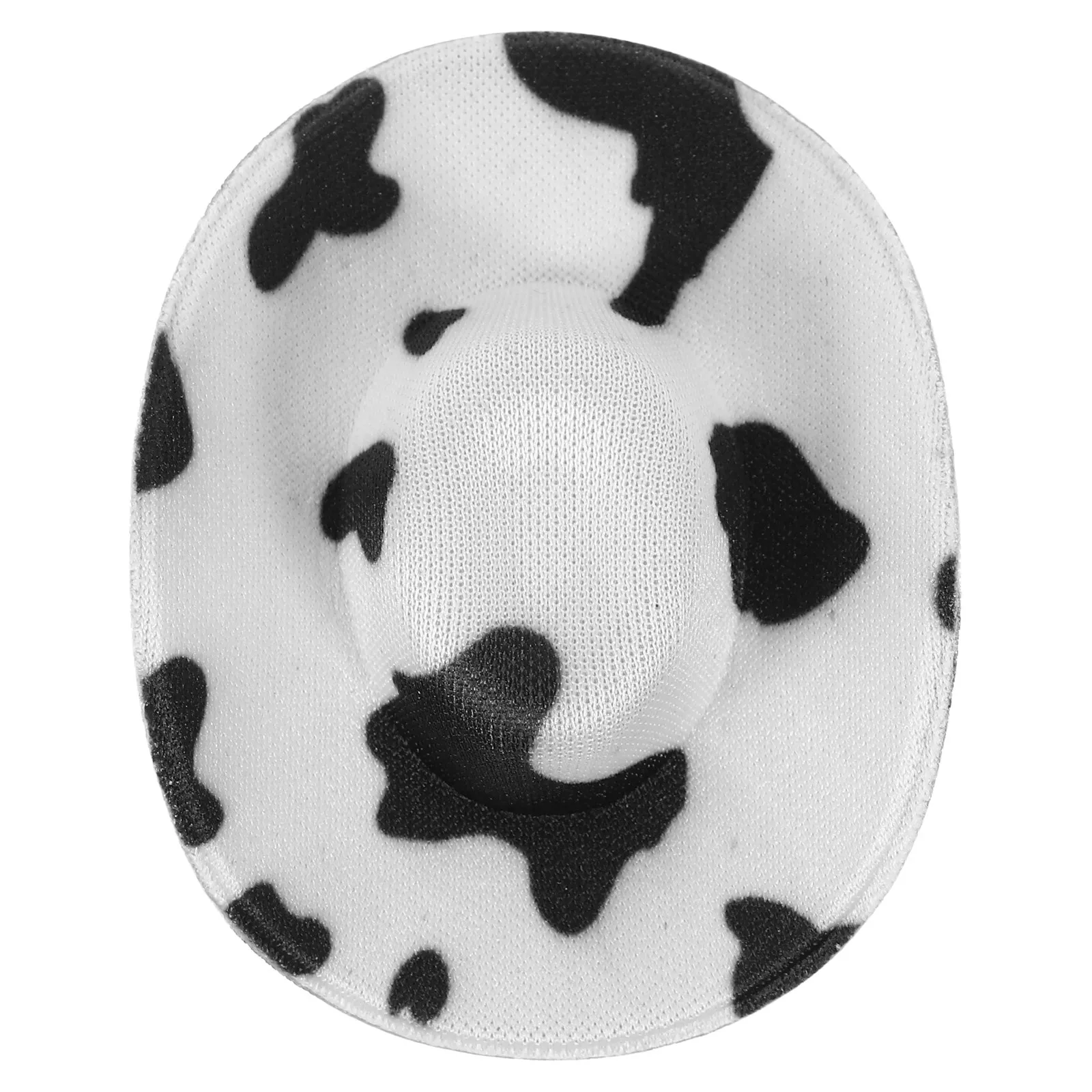 Chapéu de Cowboy Miniatura com Estampa de Vaca: Acessório Criativo Essencial para Festas, Ornamento e Decoração de Chapéu Pequeno