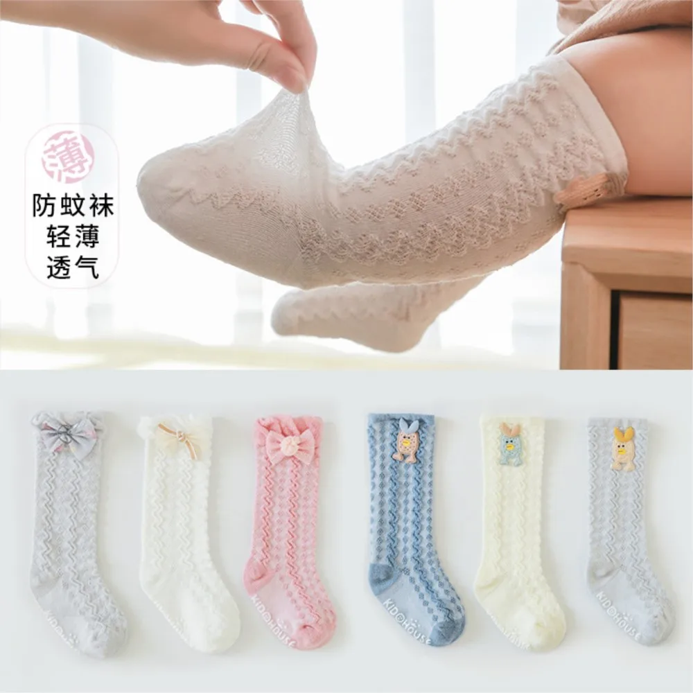 

summer thin mesh anti-mosquito stockings baby socks newborn stockings boy girl knee high socks cotton children infant