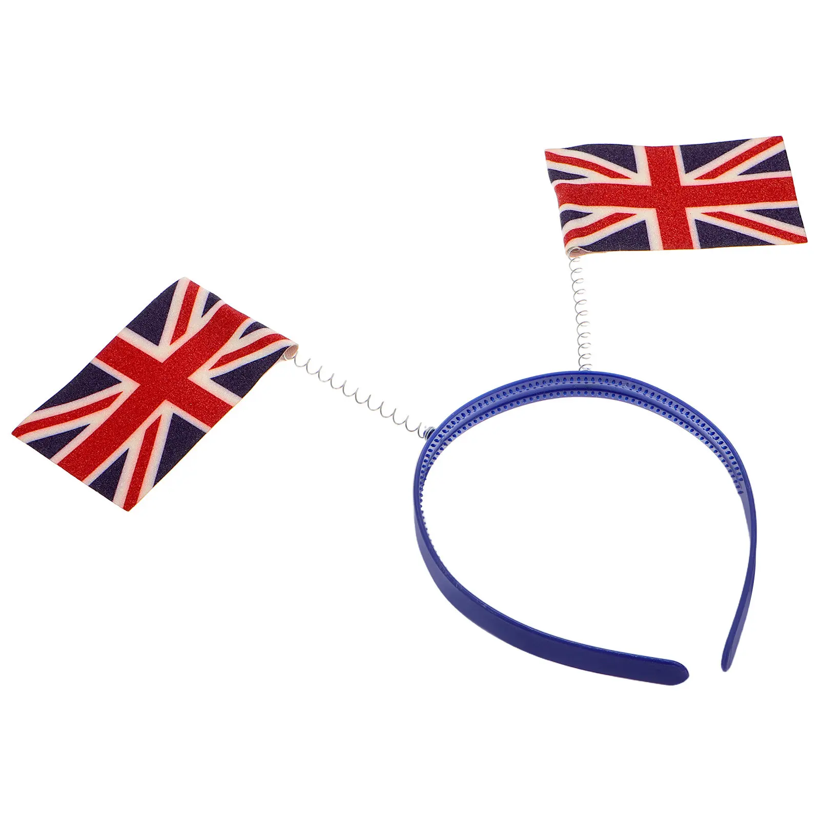 3D Spring British Flag Headband Lightweight Unique Design Costume Party Festival Hair Accessory Uk National Flag Hair Hoop Party