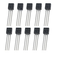 SAMIROB 100pcs BC547B BC547 TO-92 Bipolar Transistors - BJT NPN 45V 100mA HFE/45 new original