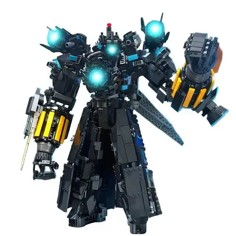 Skibidi-bloque de construcción para inodoro, reloj para camarógrafo, hombre, altavoz para hombre, Tv, nuevo Skibidi, Drillman, altavoz para hombre, Clockman G Man Gman