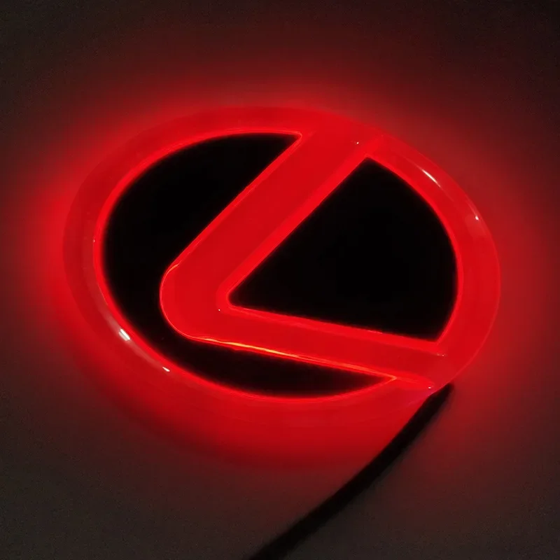 For Lexus  car logo LED light 4D illuminated rear tail car logo lightGS300 ES300 ES240 DS350LS270 RX450h CT200h EX250