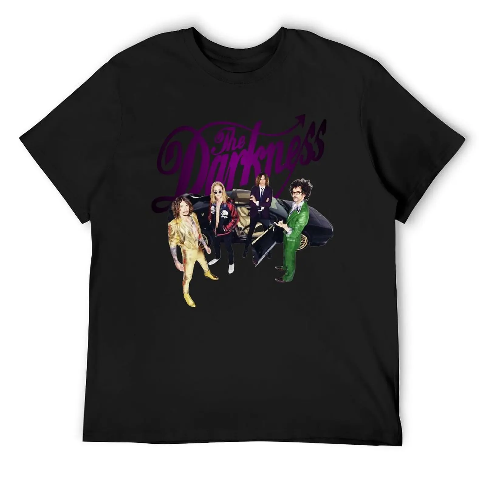 

Funny Gift The Darkness Band Old Friend Distressed T-Shirt anime shirt customizeds graphic tee shirt anime shirts men