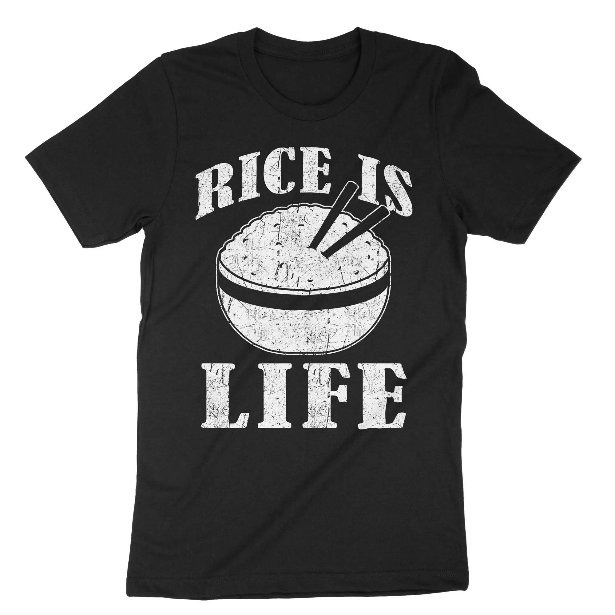

Белая футболка Rice Is Life для влюбленных, жасмин, хорошего дня