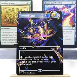 CMM CMM-Ⅰ01Tcg cards proxy magical Jeweled Lotus Doubling Season Fierce Guardianship The Great Henge Deflecting Swat gathering