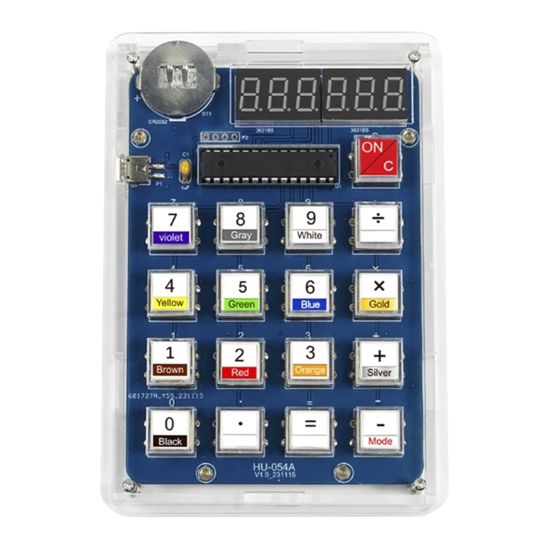 Educational Electronics DIY Build Your Own Calculator with 51 MCU and Digital Display