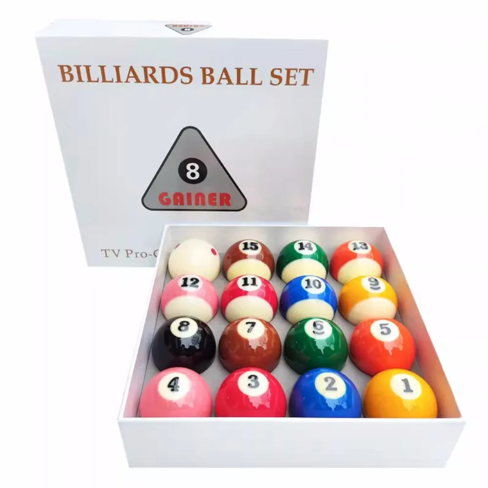 

DYNASPHERE Black 8 Gainer Phenolic Resin Billiard Pool Ball Set 2-1/4"