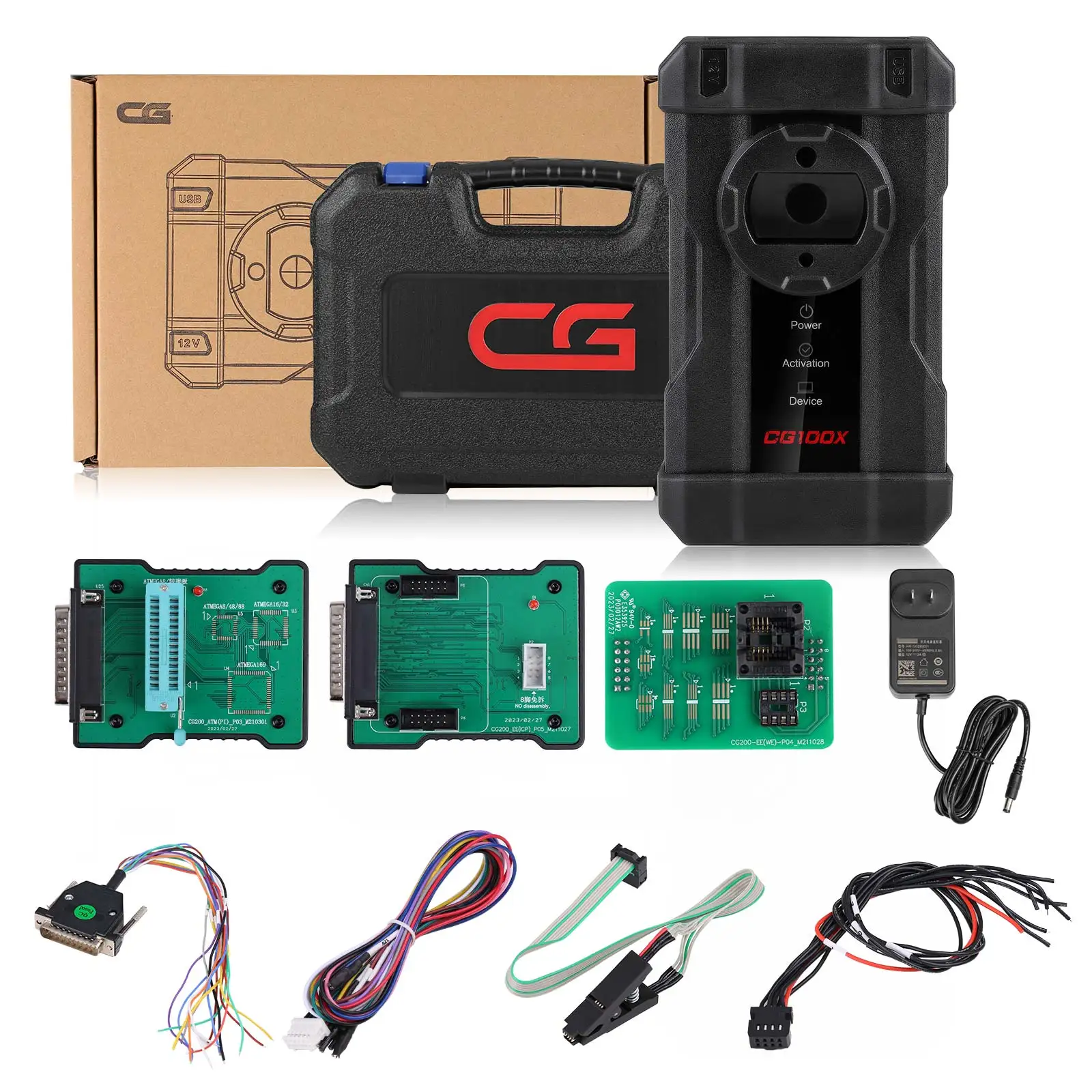 CG100X CG100 CGDI Full Version New Generation Programmer for Airbag Reset Mileag-e Adjustment and BCM Chip Reading Support MQB