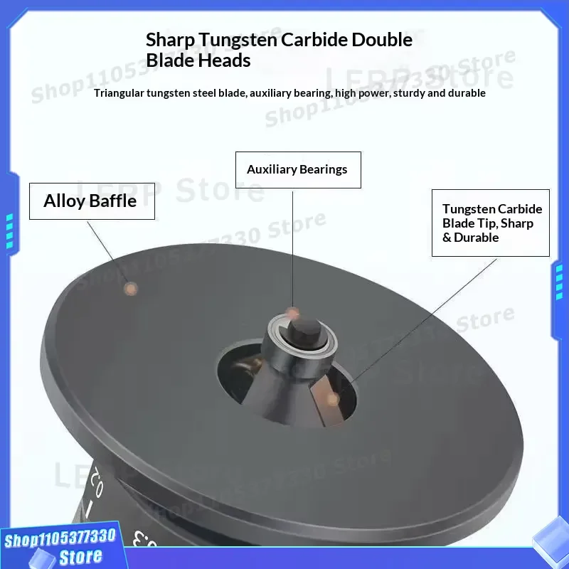 Portable Pneumatic Chamfering Tool 45 Degree Edge Trimmer Deburring Machine for Metal Wood Plastic Handheld Small Size