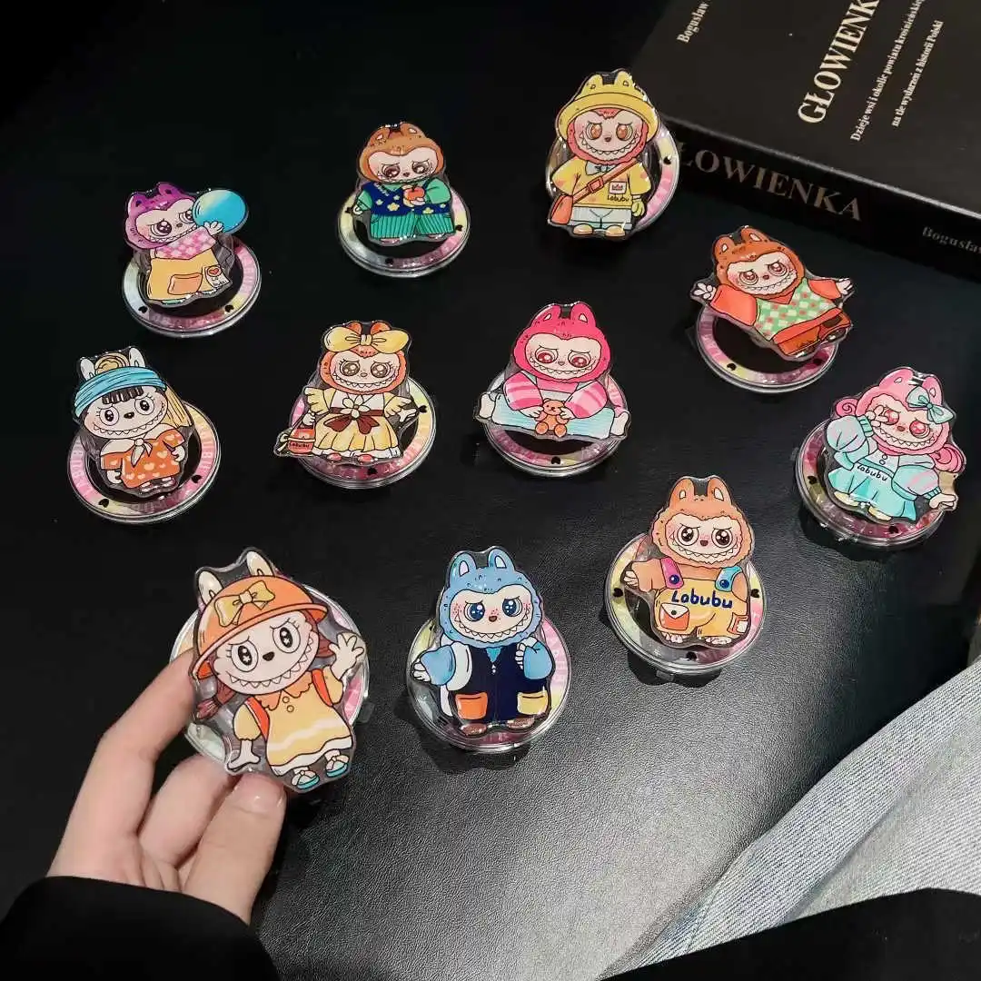 

LABUBU Mobile phone holder airbag holder mobile phone adjustable foldableing bracket desktop mobile phone holder carry-on