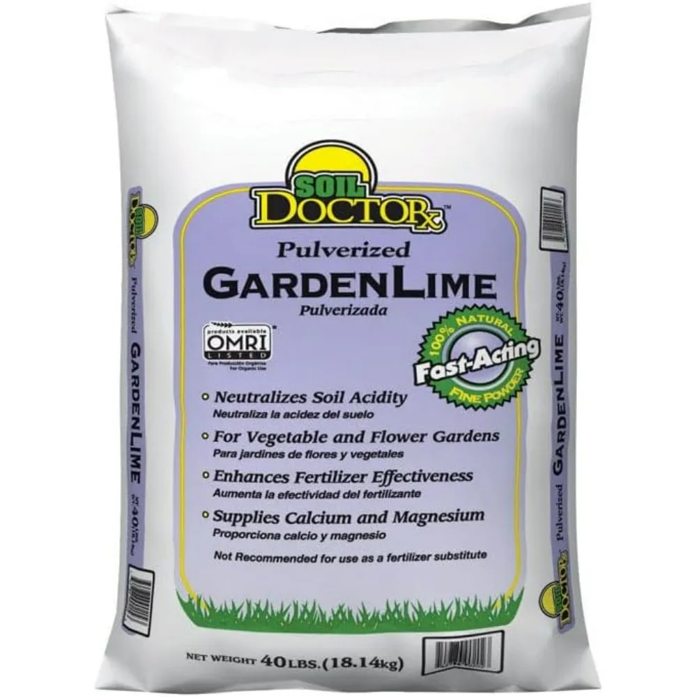 Oldcastle Soil Doctor 50051550 Pulverized Garden Limestone, 40-Pound