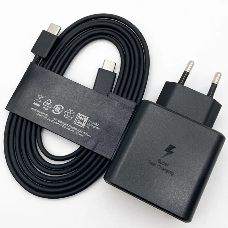Samsung 45W PD-Ladegerät Super Fast Charging 2.0 3A 1,8M Typ-C-Kabeladapter für Galaxy S24 S23 S22 Plus Note 20 10 Ultra A73 A54 – Detail 1