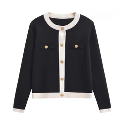 Cozy Sweaters Y2k Vintage Top Outerwear Harajuku Vintage Knit Cardigan Long Sleeve Sweaters Women's Autumn Sweater