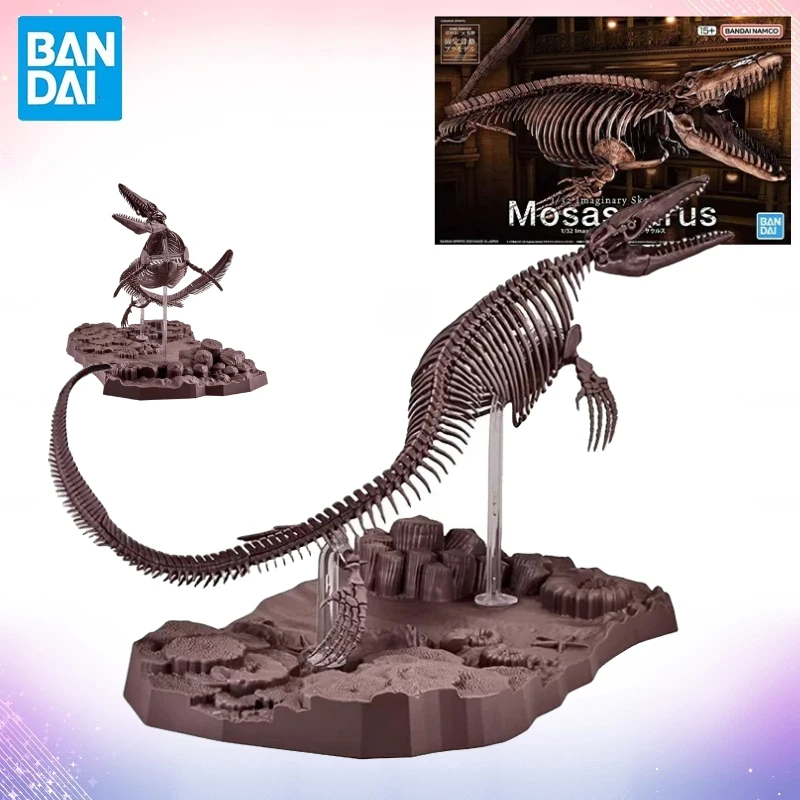 

Bandai оригинальный аниме воображаемый скелет 1/32 Mosasaurus фигурка в сборе игрушки Коллекционная модель Подарочная коллекция игрушек