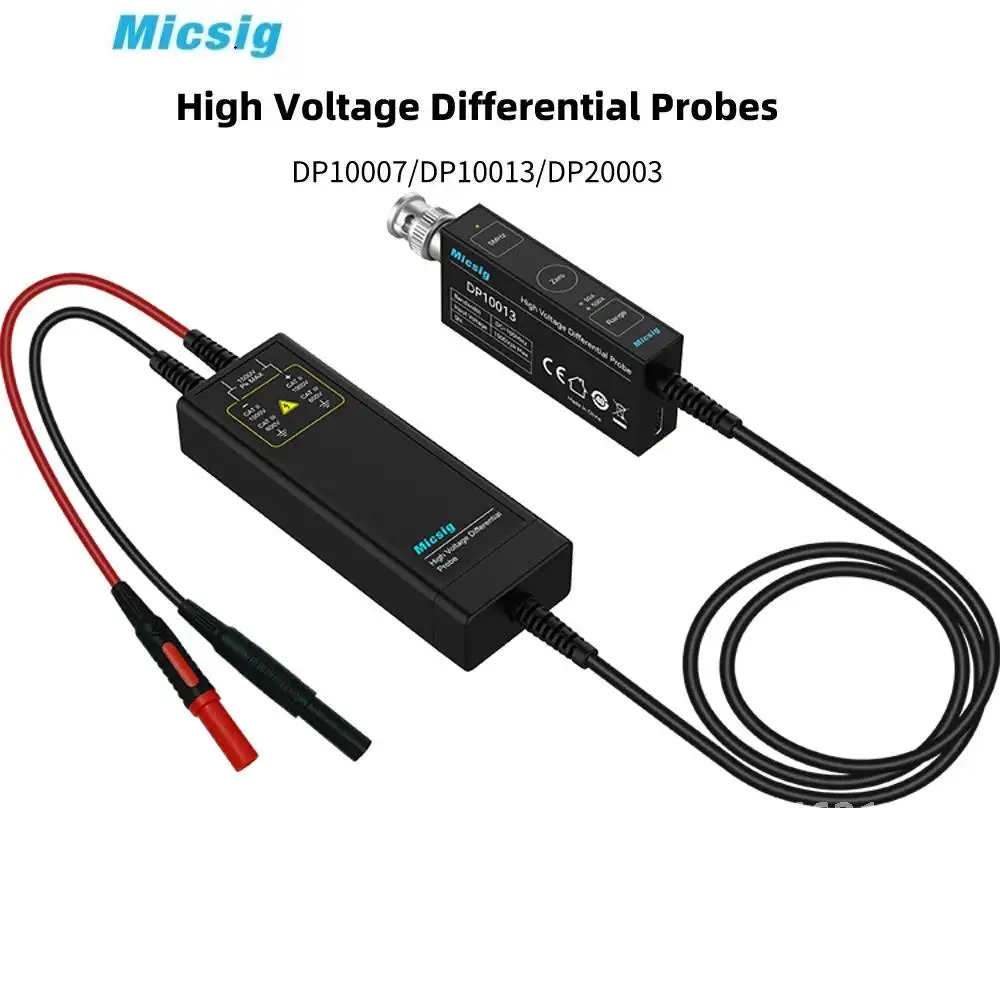 Micsig Oscilloscope High Voltage Differential Probe DP Series - DP10007/DP10013 Oscilloscope Probe