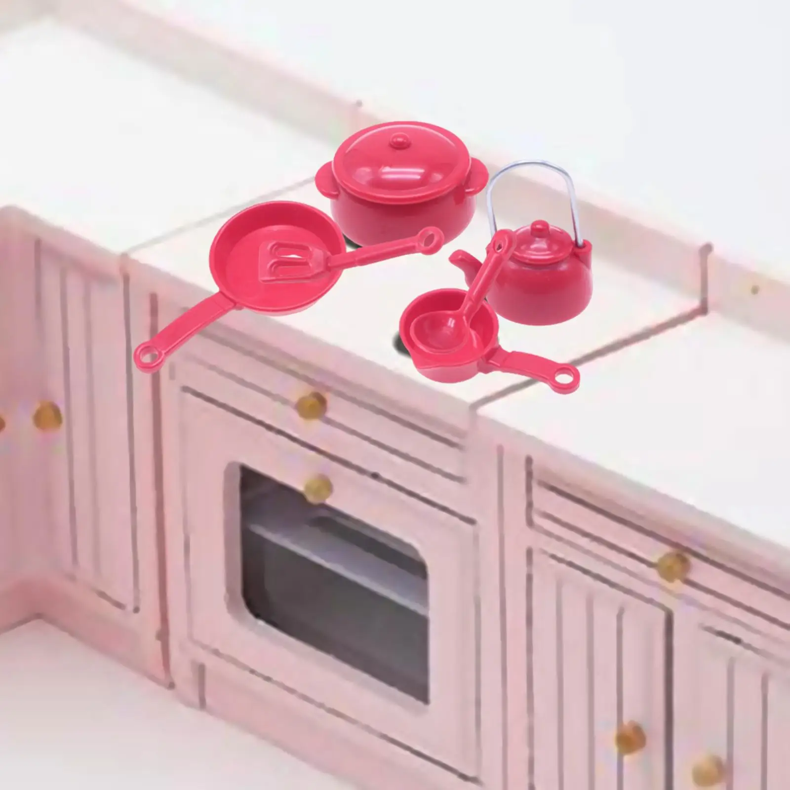 1/12 panelas para casa de bonecas escala 1:12 panelas em miniatura decoração de cena casa de bonecas