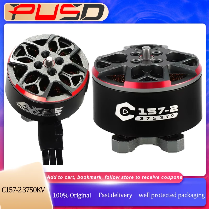 

Бесщеточный двигатель Axisflying C157-2, 3750KV, 4 шт., для DJI Avata, 3,5-дюймовый комплект рамы, обновленный FPV дрон