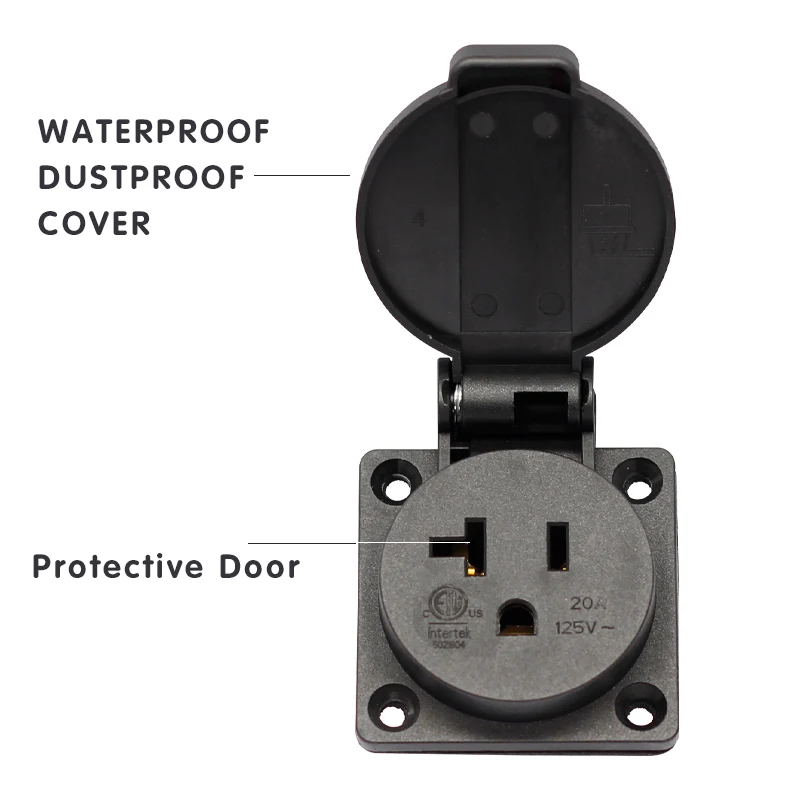 IEC 20A 250V AC power American US standard socket 3 PIN plug PDU socket connector - Image 3