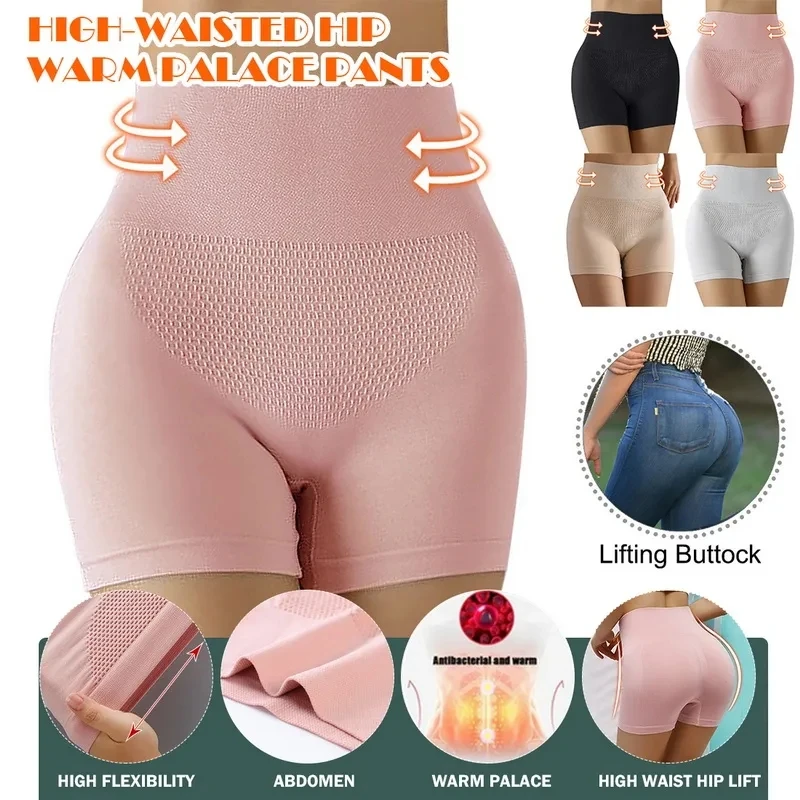 Female Seamless Safety Short Pants Summer Soft High Waist Anti Chafing Boyshorts Fitness Panties Boxers for Women’s Underwear