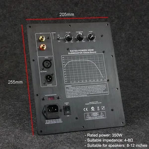 110 / 220V HiFi أحادي 350 واط مضخم صوت شديد التحمل رقمي مضخم للطاقة النشطة مجلس نقي باس نظام صوتي منزلي احترافي أعلى 10 مبيعات لوحة مضخم صوت مضخم صوت نشطة - No6