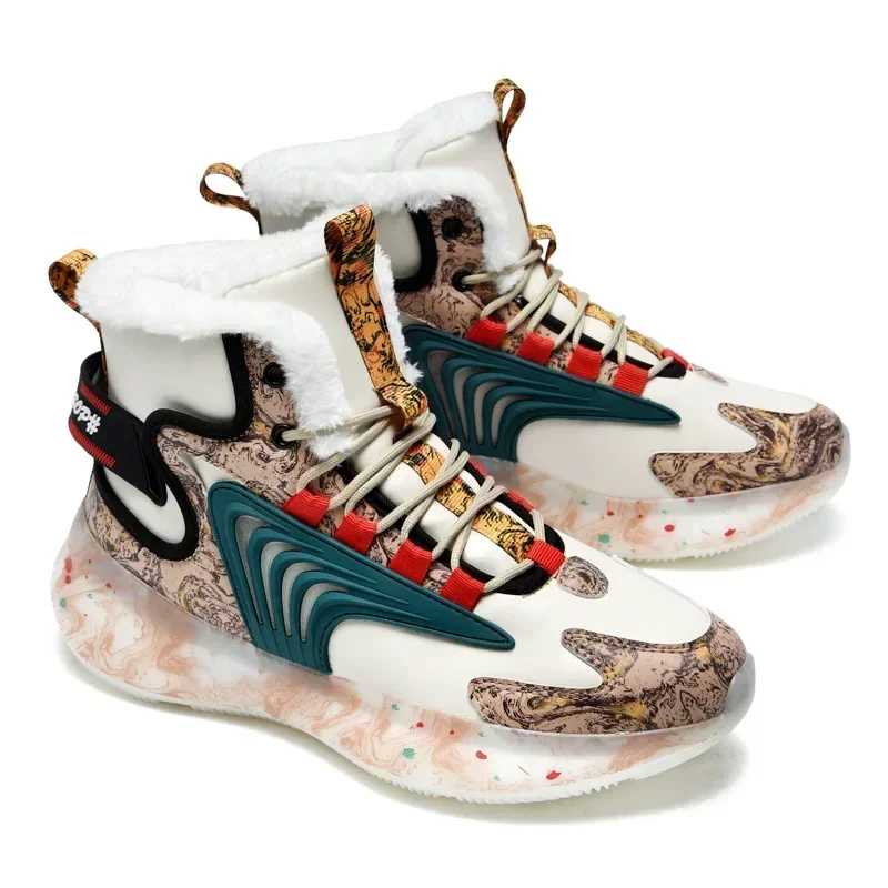 Winter Men Shoes with Plush Thick Insulation Outdoor Snow Boots Fashion Trend Soft Soles Sports Leisure Shoes Durable 2024