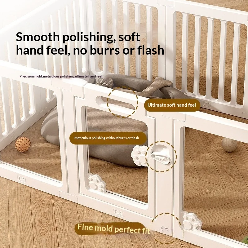 Corral para perros pequeños interior: barrera plegable portátil