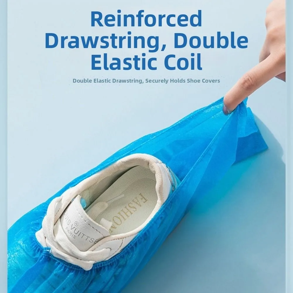 50PCS Multicolor Disposable Shoe Covers Non-weaven Anti Fouling Dust Covers Reusable Feature Dust Protection