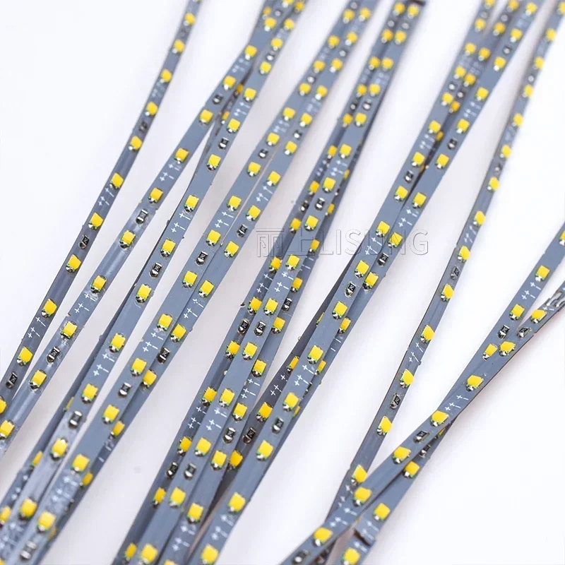 3v Led Strip 1M Dc 12v 5v Thin 2.5mm Width White Red Blue Green Yellow Model Airplane Sand Table Led  Emitting Decoration Tape