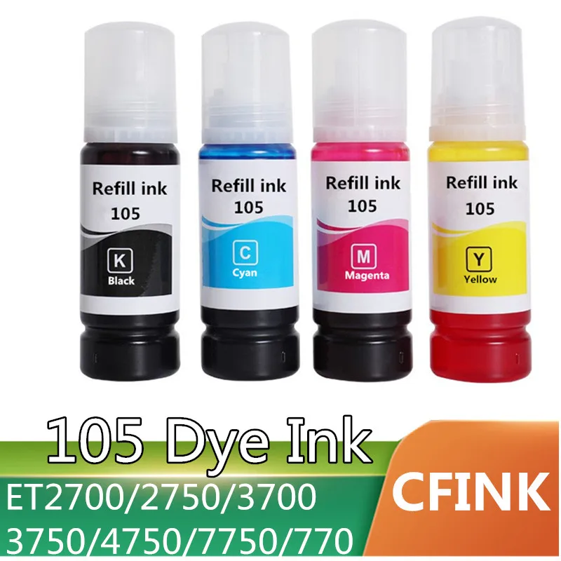 Farbstoff tinte 102 105 106 Premium-Nachfüll farbe für den Drucker epson 102 105 106 ecotank ET-7700 ET-7750 l7160 l7180