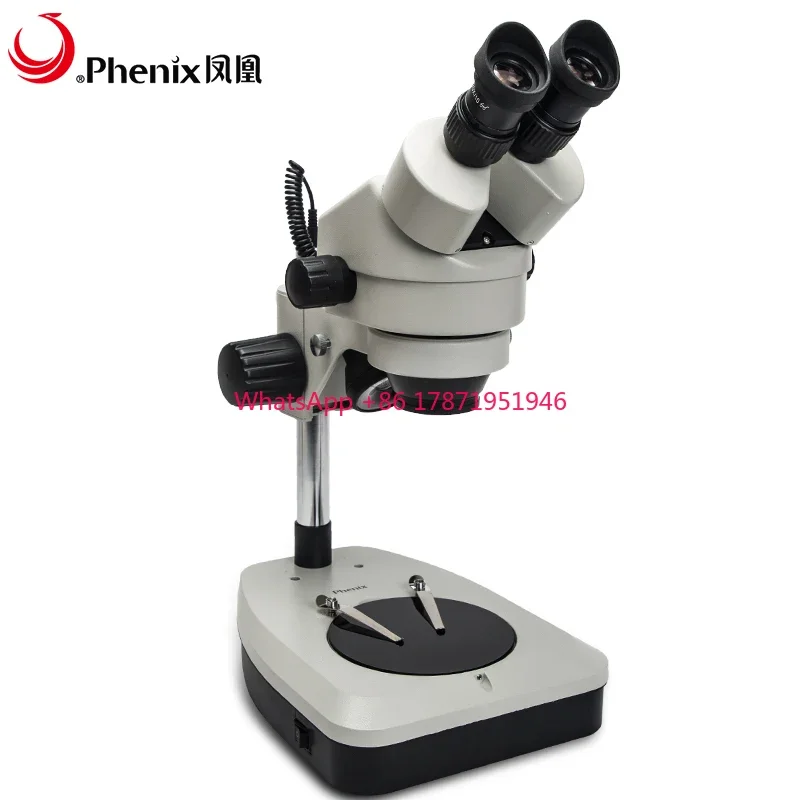 XTL-165 Stereo Coin Microscope 7X-45X LED light Binocular Electronic Microscope for PCB Diamond Jewelry