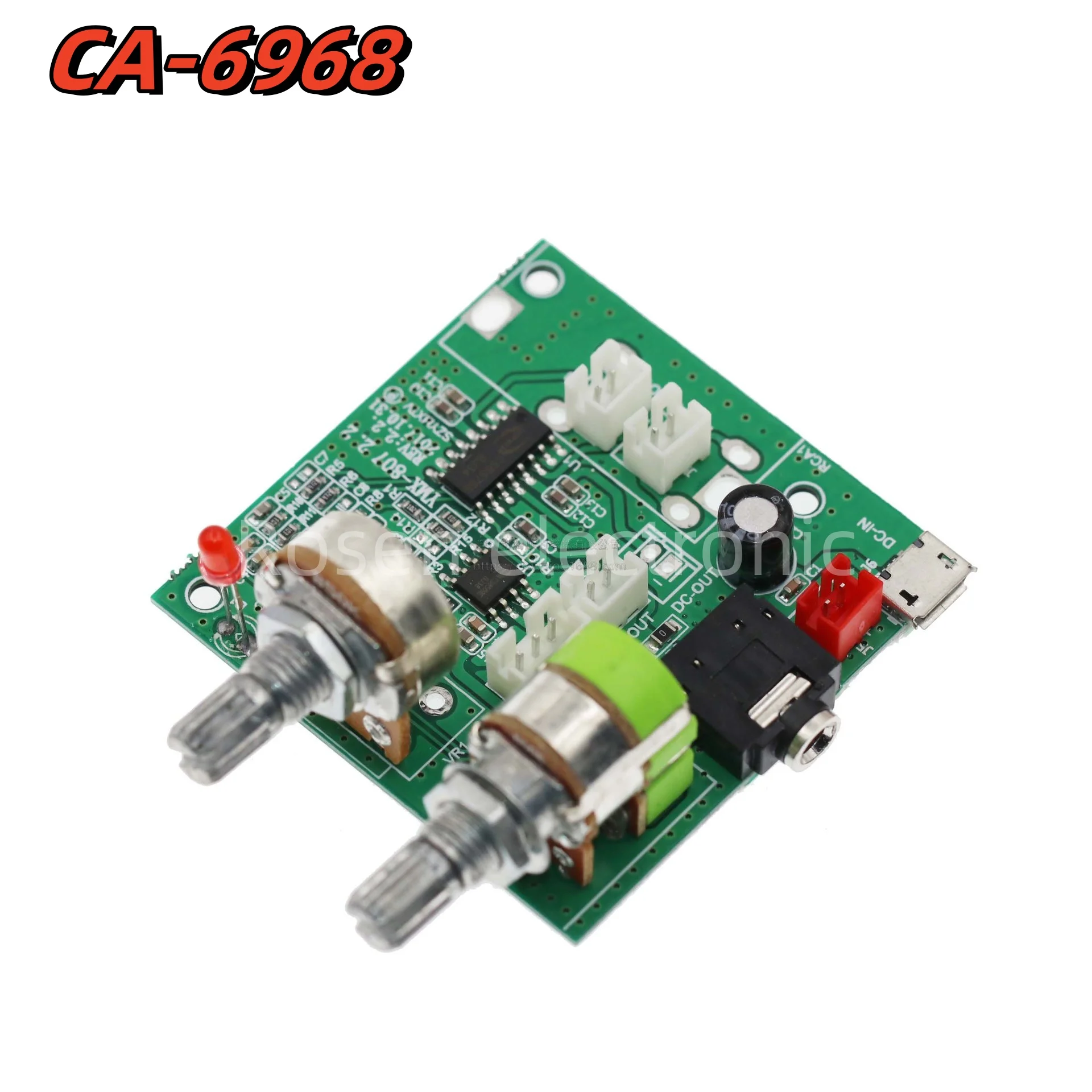 CA6968 Audio 2.1 Power Amplifier Board Multi Function Power Amplifier Board 5v 20w Amplifier Audio Board 3D Surround Sound Brand