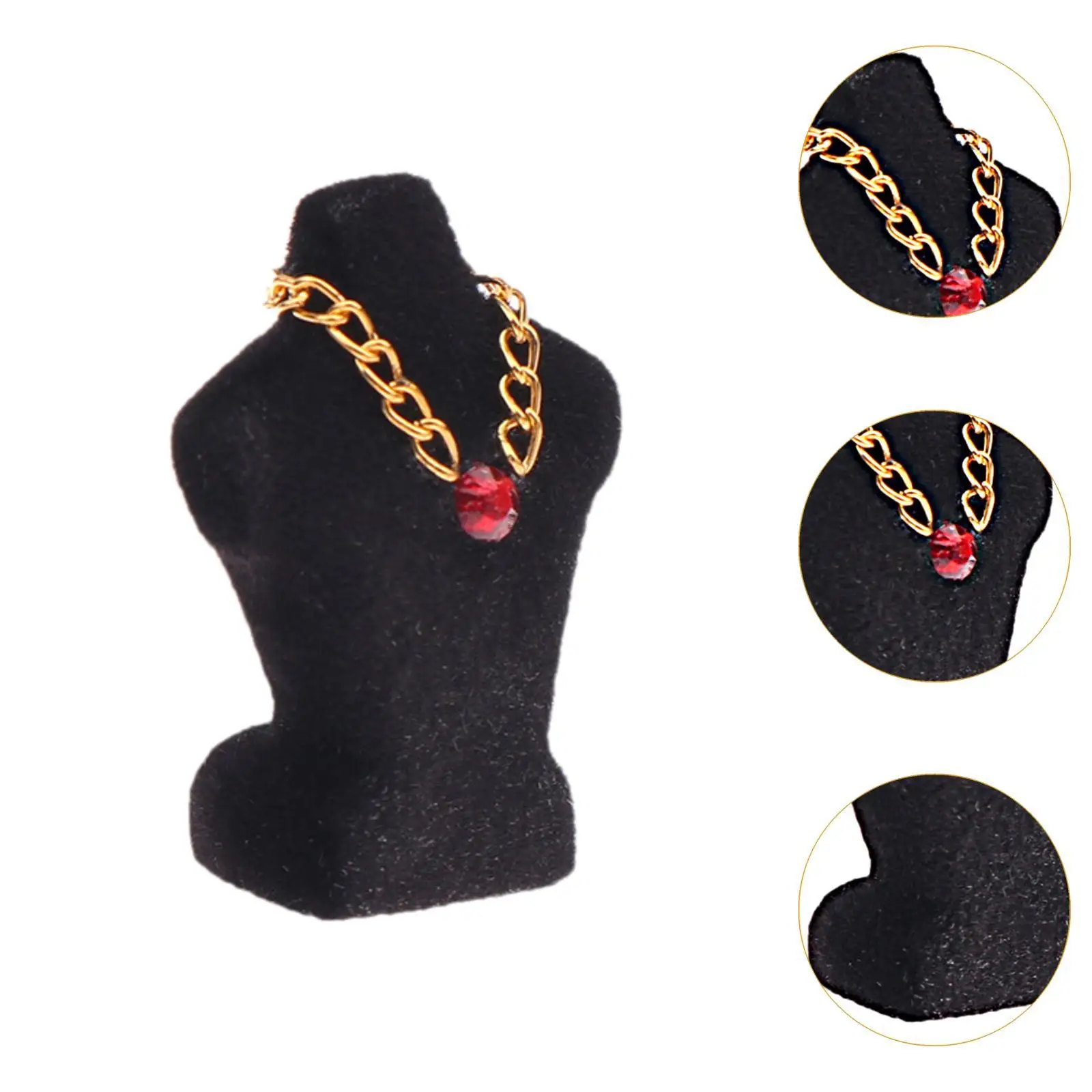 Dollhouse Necklace Display 1/12 Doll House Realistic DIY Scene Necklace Rack