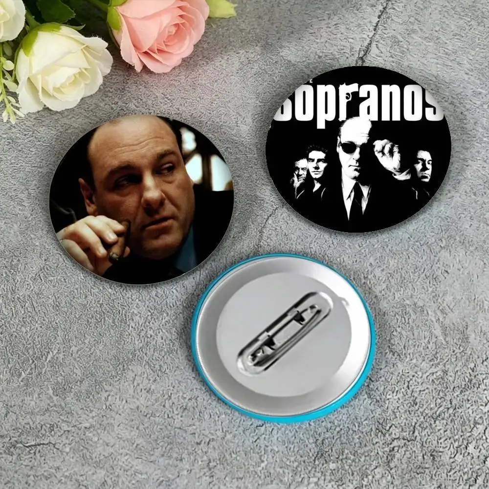 The S-Sopranos TV 25mm 32mm 44mm 58mm 75mm Brooches Badges Pins for Accessories Gift