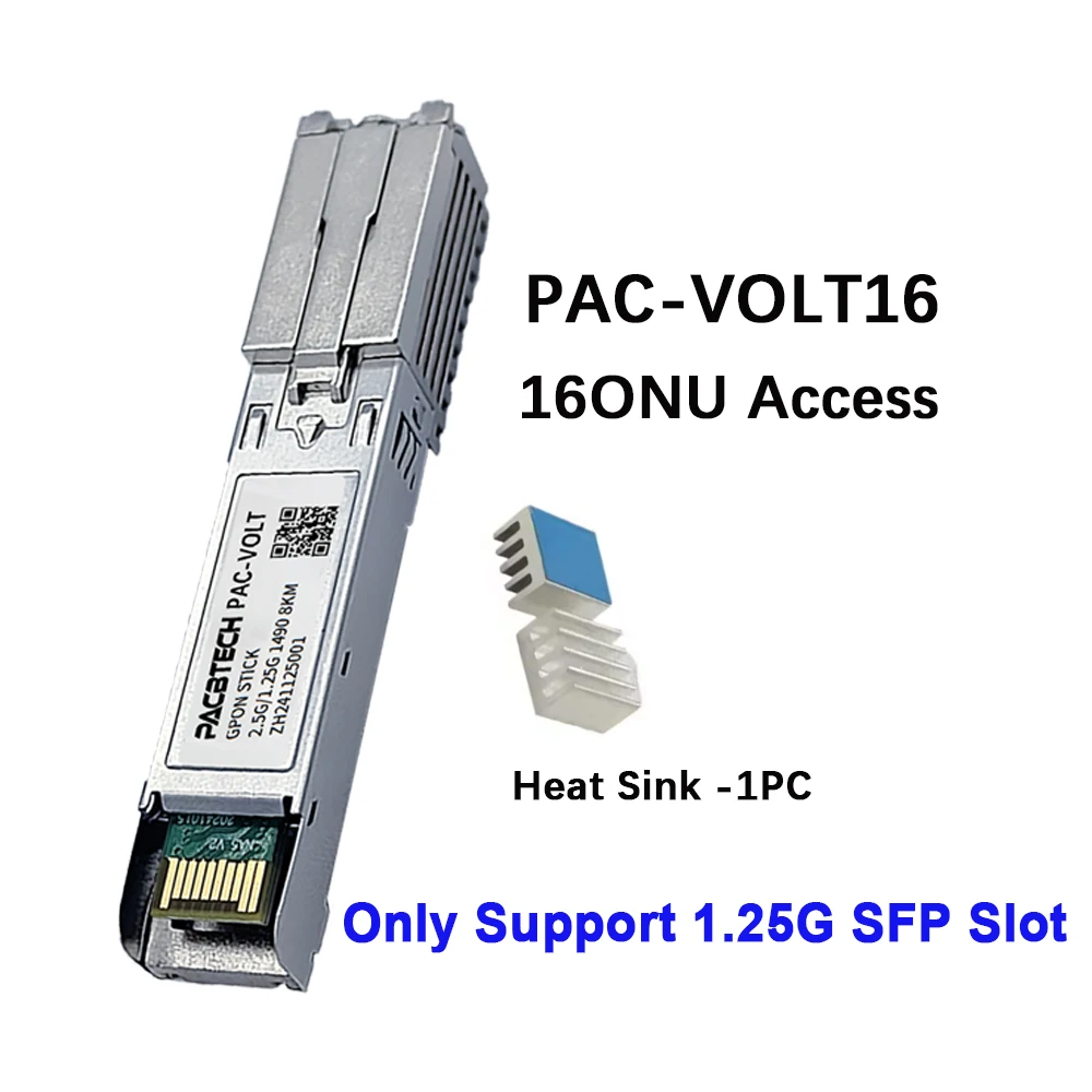 فولت GPON MINI OLT وحدات SFP + 1.25G/2.5G OLT 8 كجم وحدة بصرية التوصيل والتشغيل وحدة واحدة OLT SFP وحدة بصرية تدعم 16/32onus
