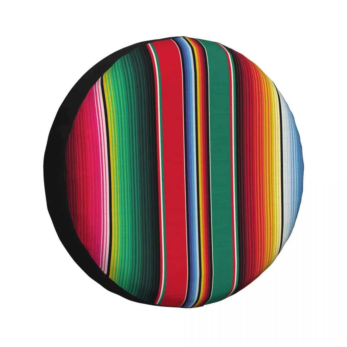 Mexican Rug Pattern Serape Stripes Spare Tire Cover for Jeep Honda SUV RV Car Wheel Protectors Accessories 14