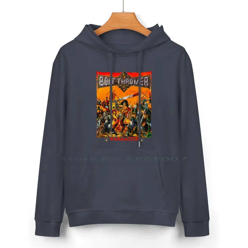 Bolt Thrower-Warmaster Iii Pure Cotton Hoodie Sweater 24 Colors Death Metal Uk 100% Cotton Hooded Sweatshirt For Women Men