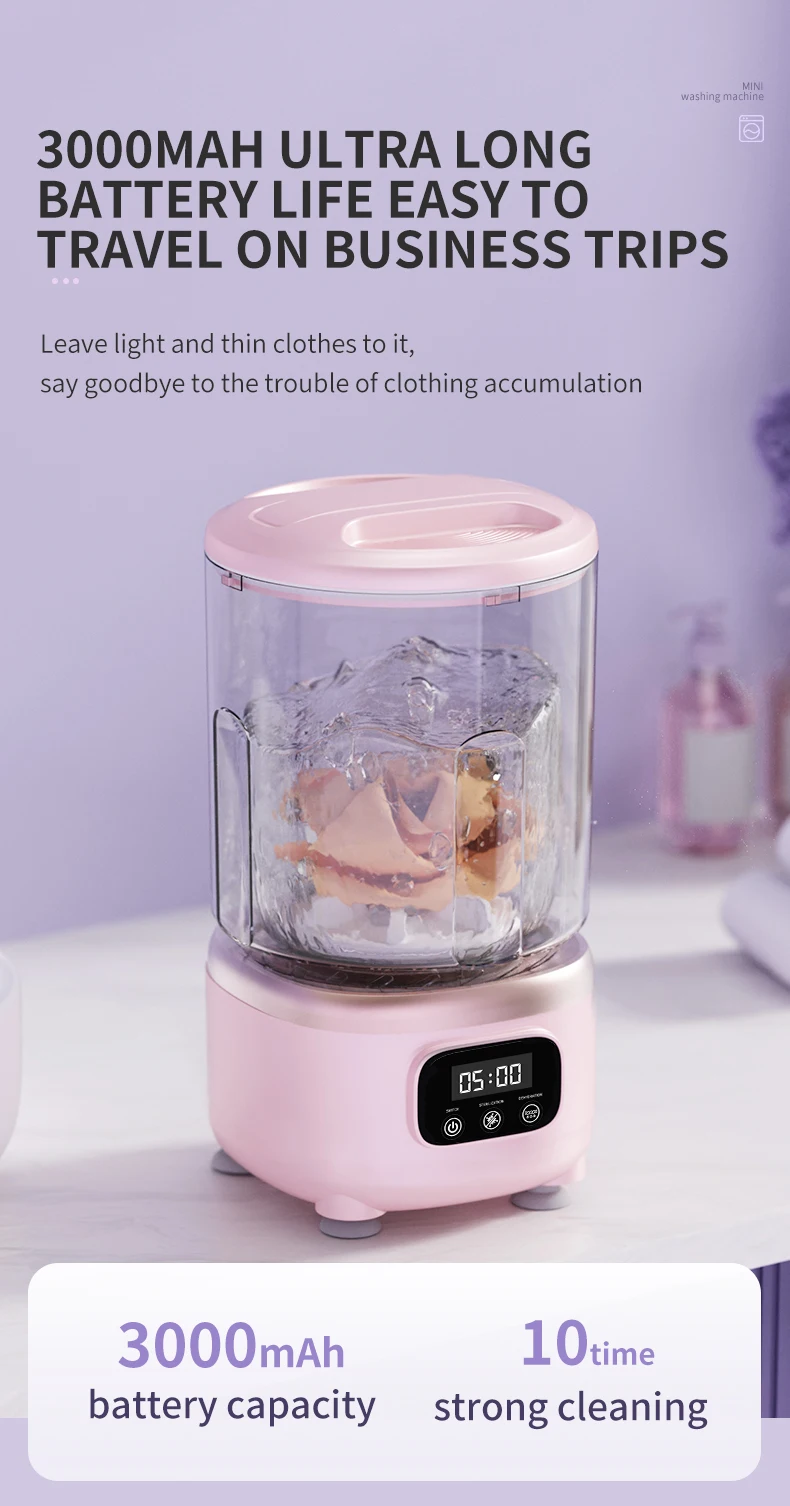 Wireless Mini Portable Washing Machine 22