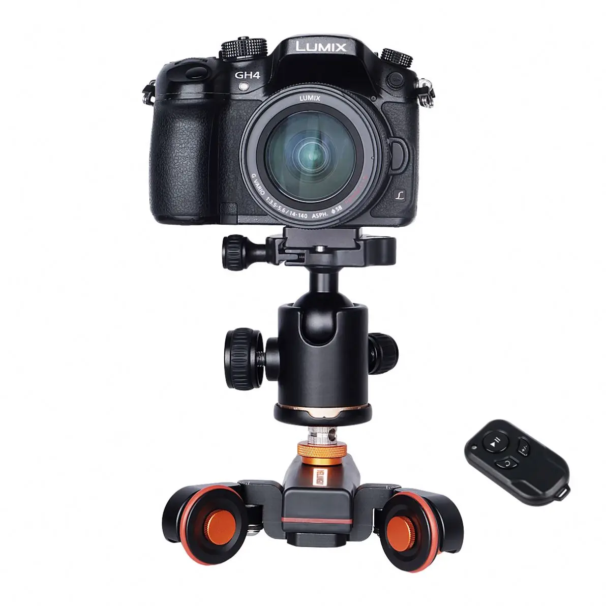 Autocdolly L4X motorizzato Electrico Track Rail Slider Dolly Car con telecomando velocità regolabile per video telefono DSLR
