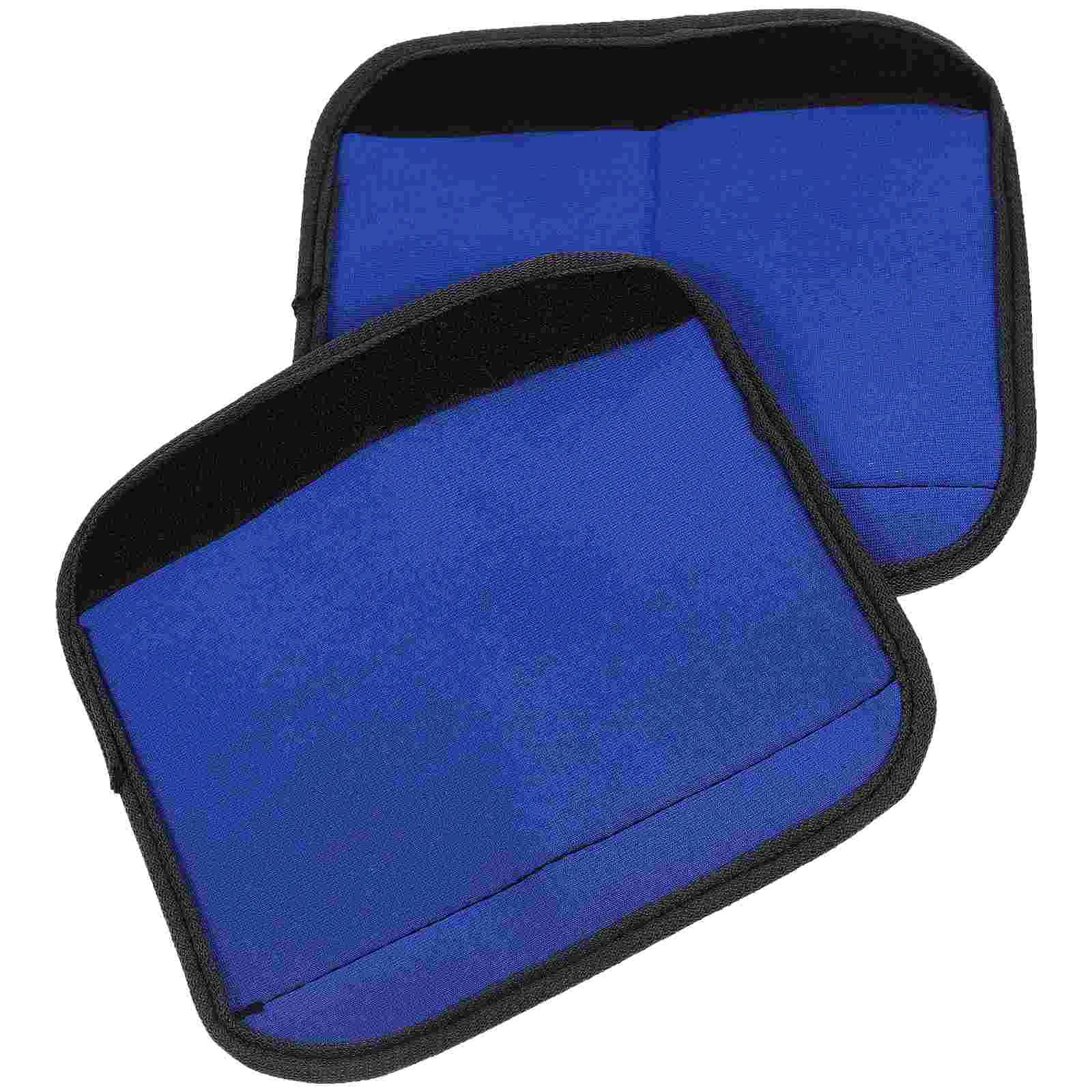 

2 Pcs Horizontal Bar Non-slip Anti-skid Pad Accessories Polyester Protector Weightlift Mat Cover