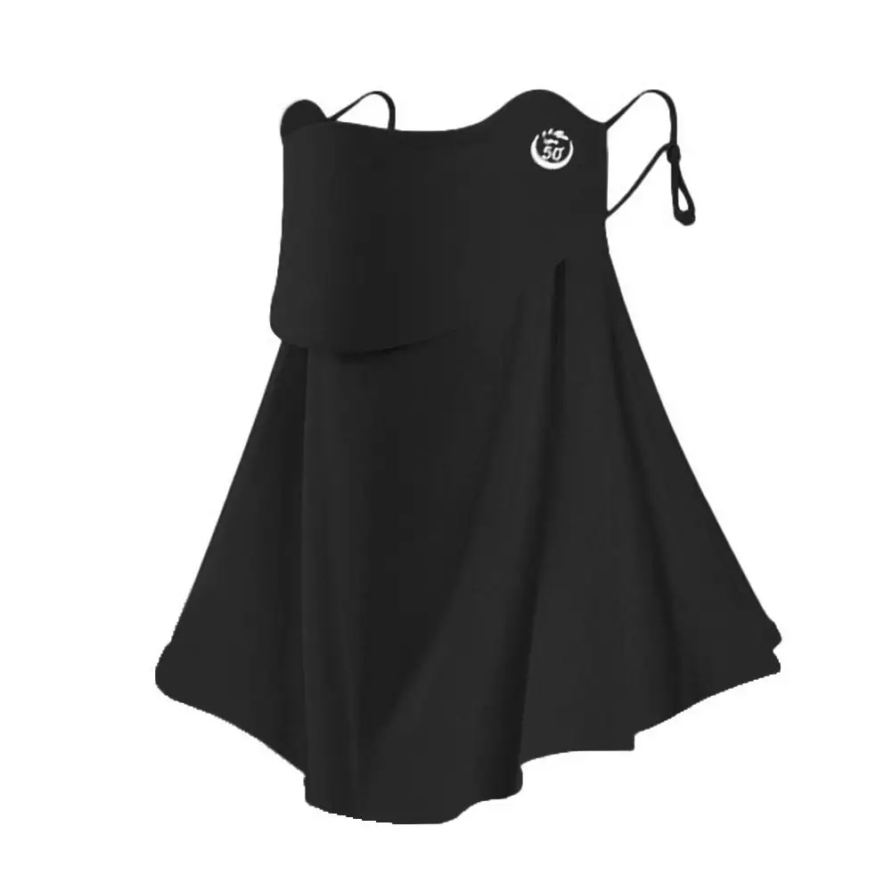 Sommer-Sonnenschutzmaske aus Eisseide für Damen, UPF50+, Anti-UV-Sturmhaube, Schal, Outdoor, Radfahren, Wandern, 360° ° Gesichts- und Halsbedeckung – Detail 16
