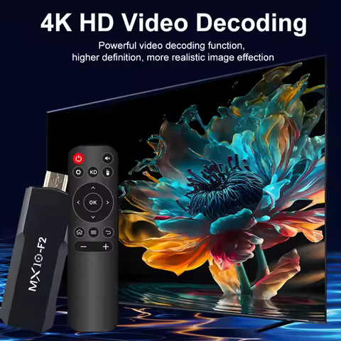 tv sticks 1gb 8gb 1 unit android 2024 stb mx10 F2 tv box android 4k eu android tv stick