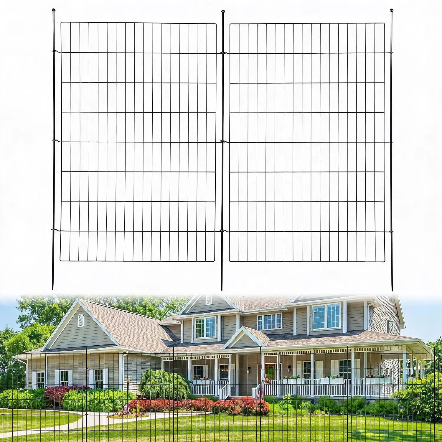 Metal Wire Garden Fence Panels 29
