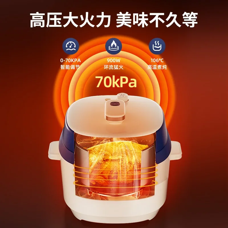 110V/220V Electric Pressure Cooker Smart Multi Functional Rice Cooker for Home Use USA Japan