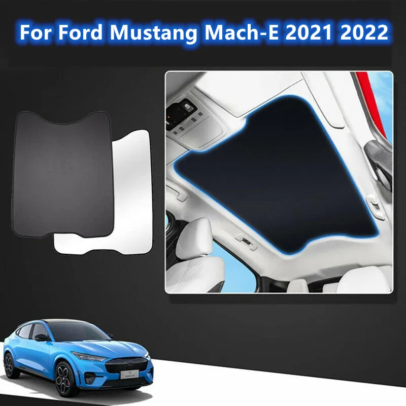 

Для Ford Mustang Mach-E 2021 2022 Солнцезащитная крыша, Солнцезащитная сетка, складная крыша, оконный солнцезащитный блок 99% UV Ray