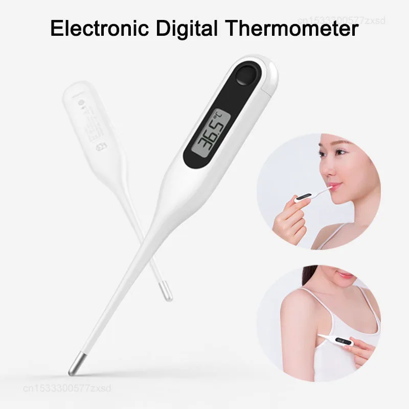 Miaomiaoce Digital Thermometer Accurate Oral and Armpit Temperature Reading Fever Alert Thermometer for Baby with Battery