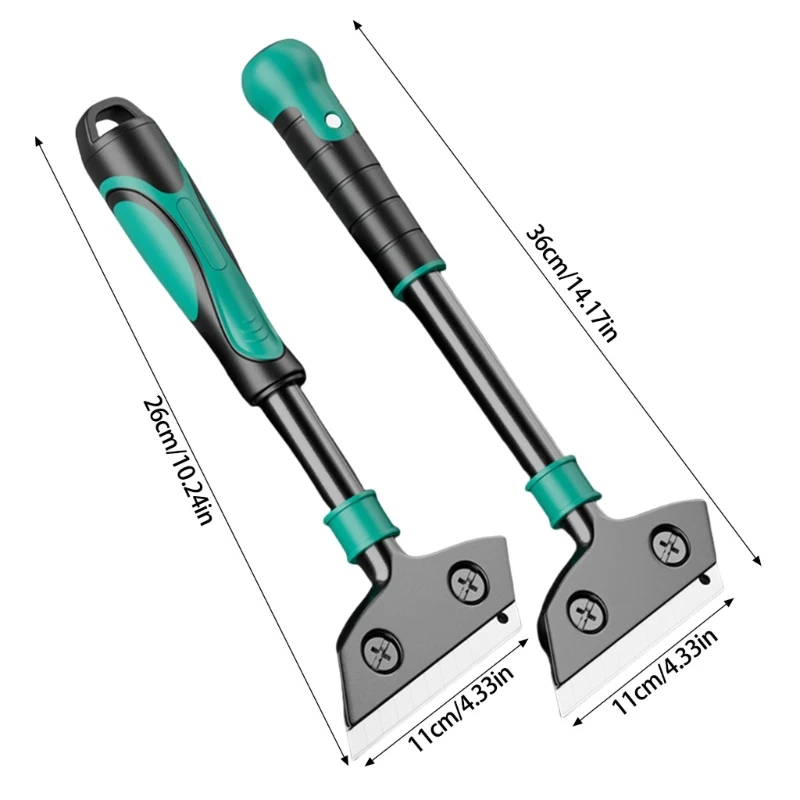 Long Last Alloy Steel Scraper with No Slip Handle for Easy Use