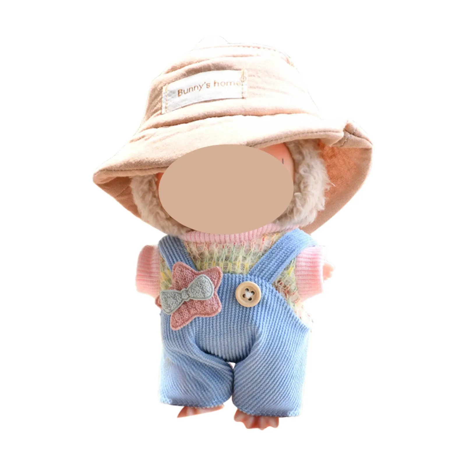 น่ารัก Mini Plush ตุ๊กตาเสื้อผ้าชุดเท่านั้นเสื้อผ้าอุปกรณ์เสริมสําหรับ 17 ซม.Labubu ตุ๊กตาเสื้อกันหนาว Hoodie เสื้อผ้า Diy เด็กของขวัญ