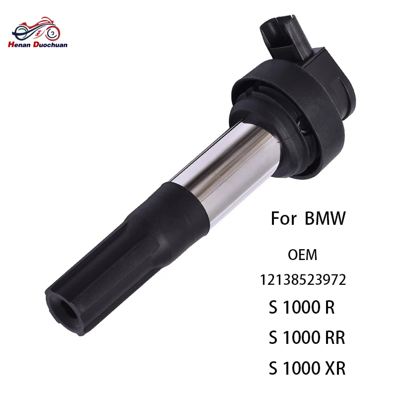 

Moto Spark Plug High Pressure Cap Ignition Coil for BMW S 1000 S1000R S1000RR S1000XR 2013-2020 12138523972