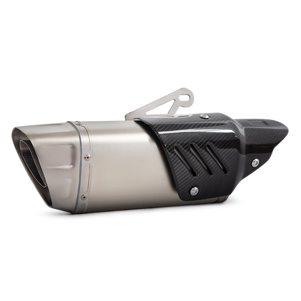 

Универсальный глушитель для мотоцикла 51 мм, комплект выхлопной трубы для стритбайков, глушитель для 765RS ZX4RR PCX Z250 Z400 Z500 Z900 Z1000